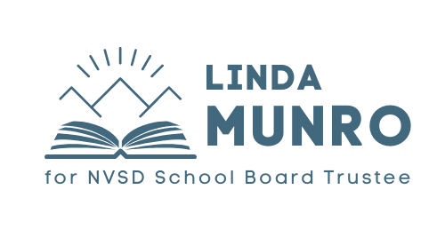 Linda Munro For NVSD School Board Trustee logo